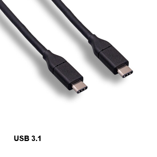 10x 3ft USB 3.1 Type C Male to Male Cable 10Gbps 3A Data Charge for PC Tablet