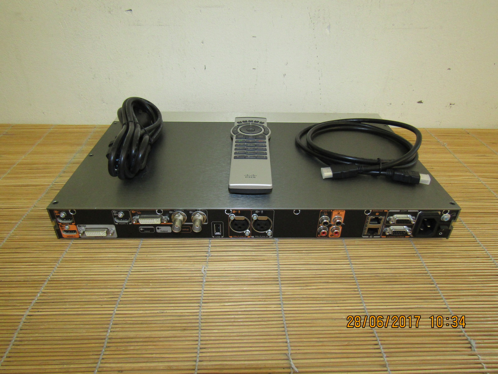 Cisco CTS-C40-K9 TANDBERG TTC6-11 TelePresence Codec Remote Control, HDMI NPP