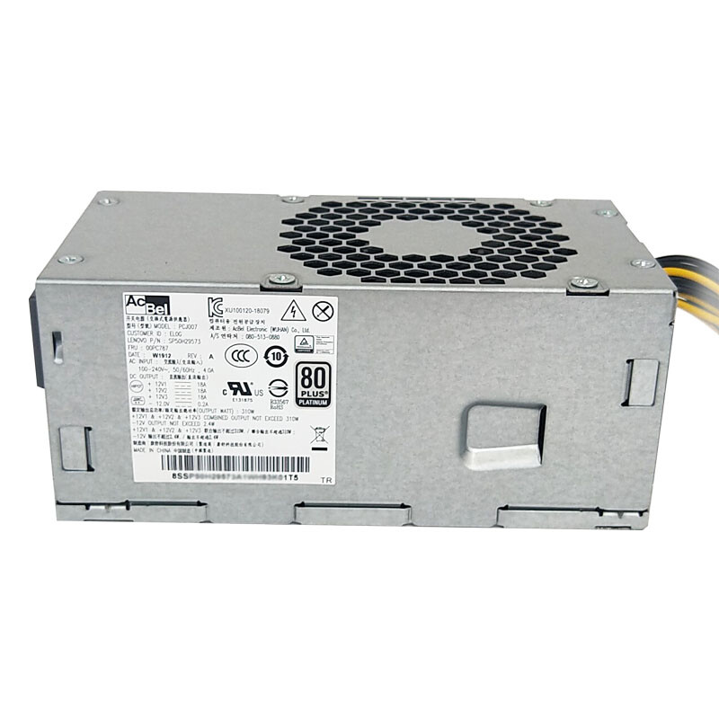 Power Supply 00PC787 PCJ007 10 Pin 310W OK For Lenovo M410 M415