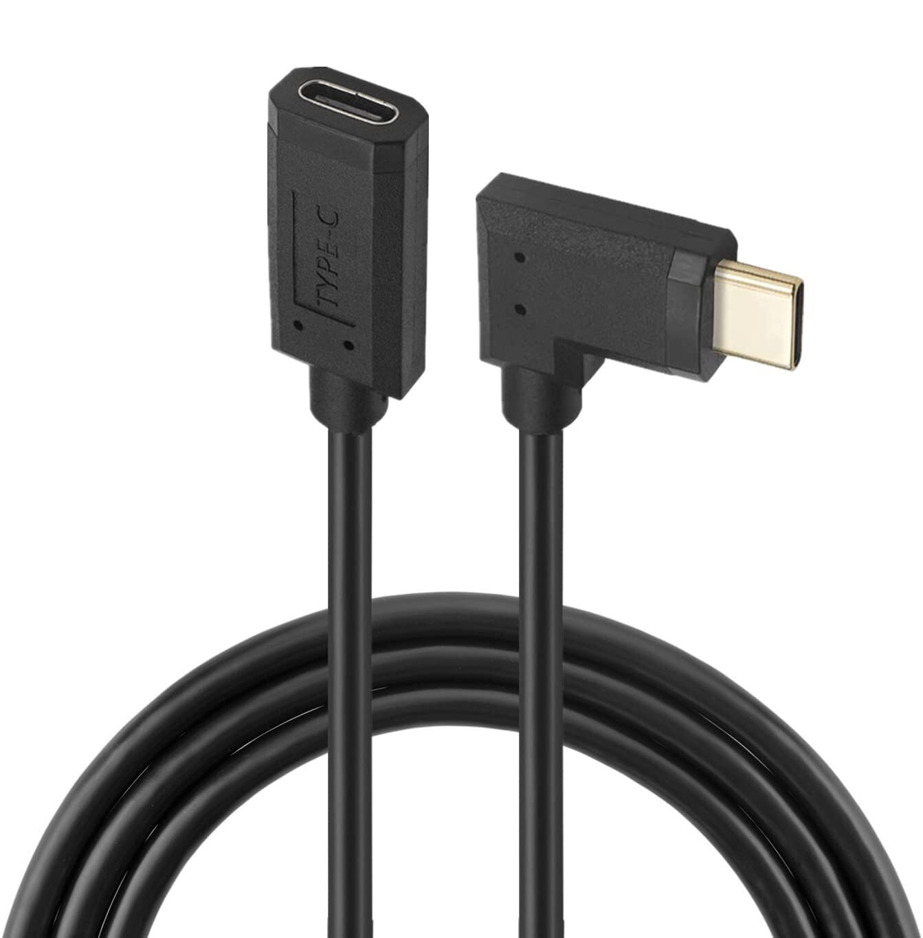 90 Degree USB C Extension Cable,Right Angle Type c 3.1 male to female.