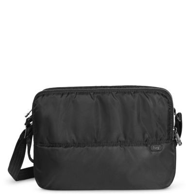 Lug Mini Delta Tablet Case for 10.4-inch iPad - Sleek Black Abstract Ferns Prote