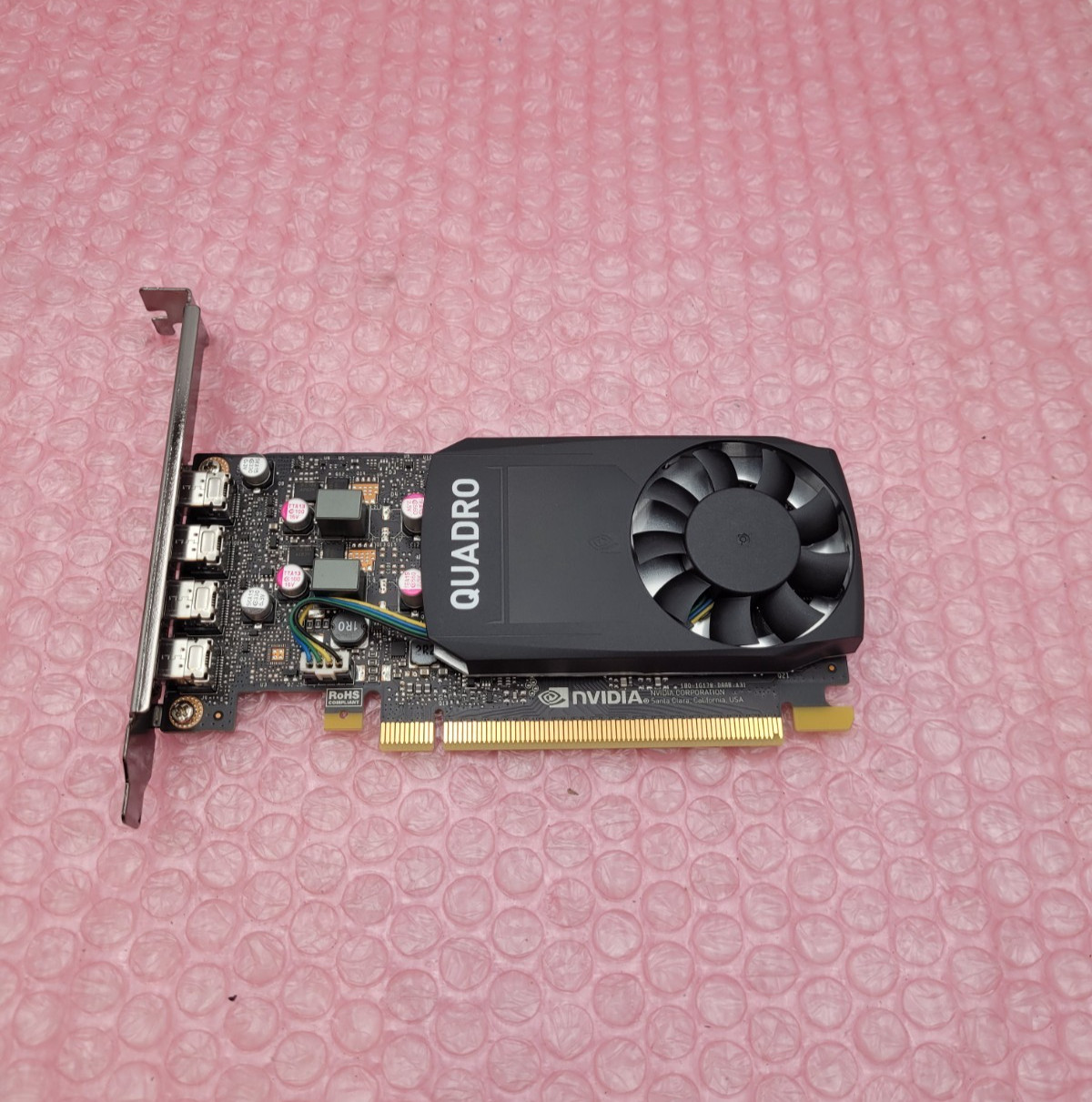 NVIDIA Quadro P1000 4GB GDDR5 high Profile Graphics Card 4x Mini DisplayPort