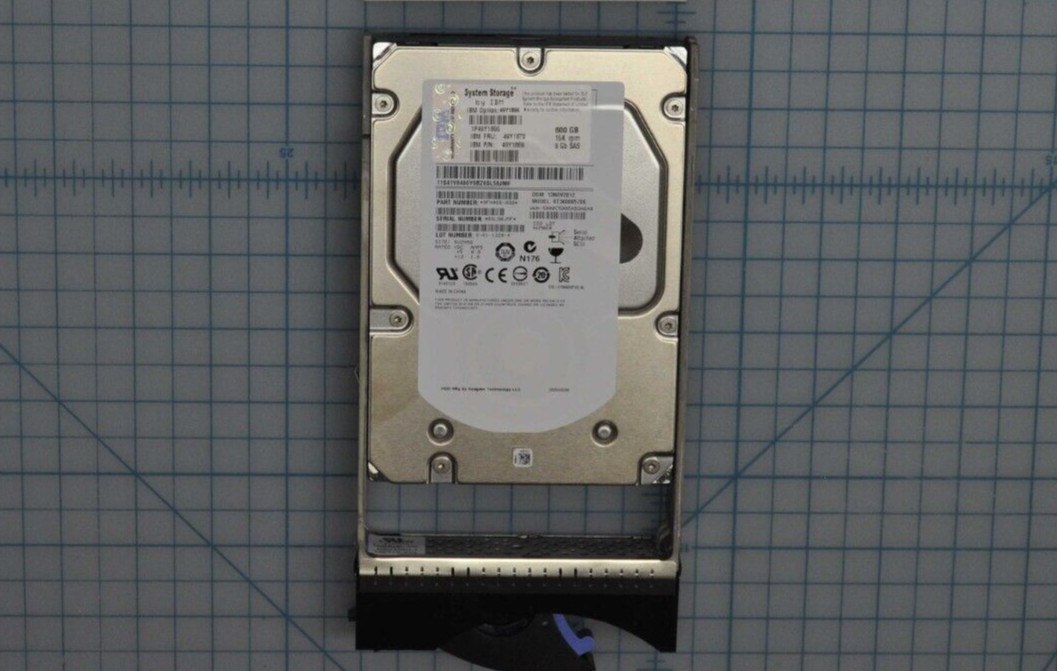 IBM 600Gb Hot Swap 3.5IN SAS-2 15K RPM Hard Drive  Grade C 49Y1870
