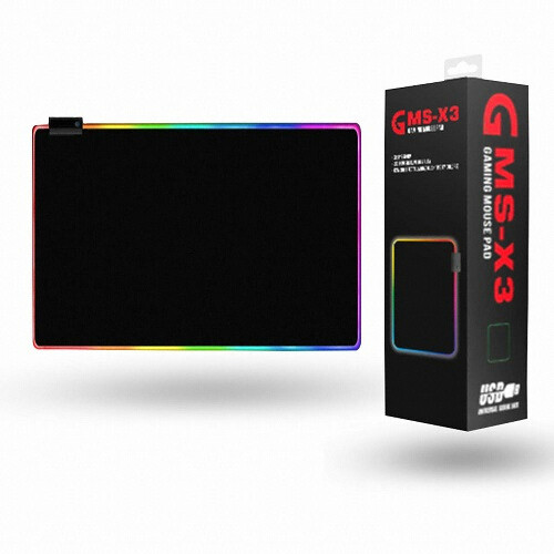 MARVO SCORPION GMS-X3 RGB 14 Mode Spectrum Mouse Mat 350x250mm -  [F45]