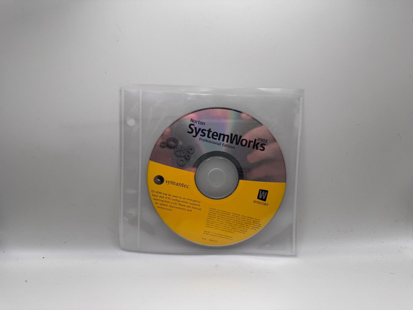 Norton System Works 2003 CD-Rom Professional Edition