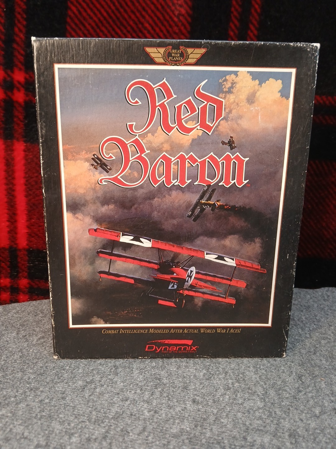 pc computer vintage game "Red Baron" By Dynamix