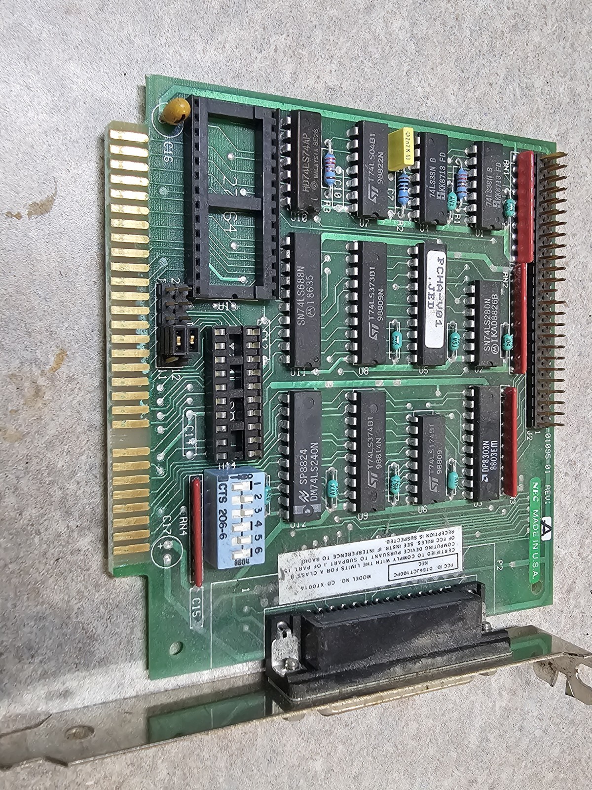 NEC SCSI HOST ADAPTER CDXT001 985-01095-01 revA CDXT001A 
