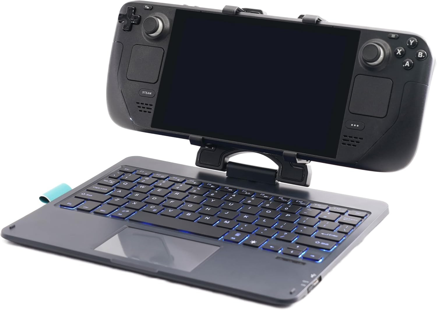 Decktop - Steam Deck Keyboard and Bluetooth Trackpad Mouse with Multicolor LED L