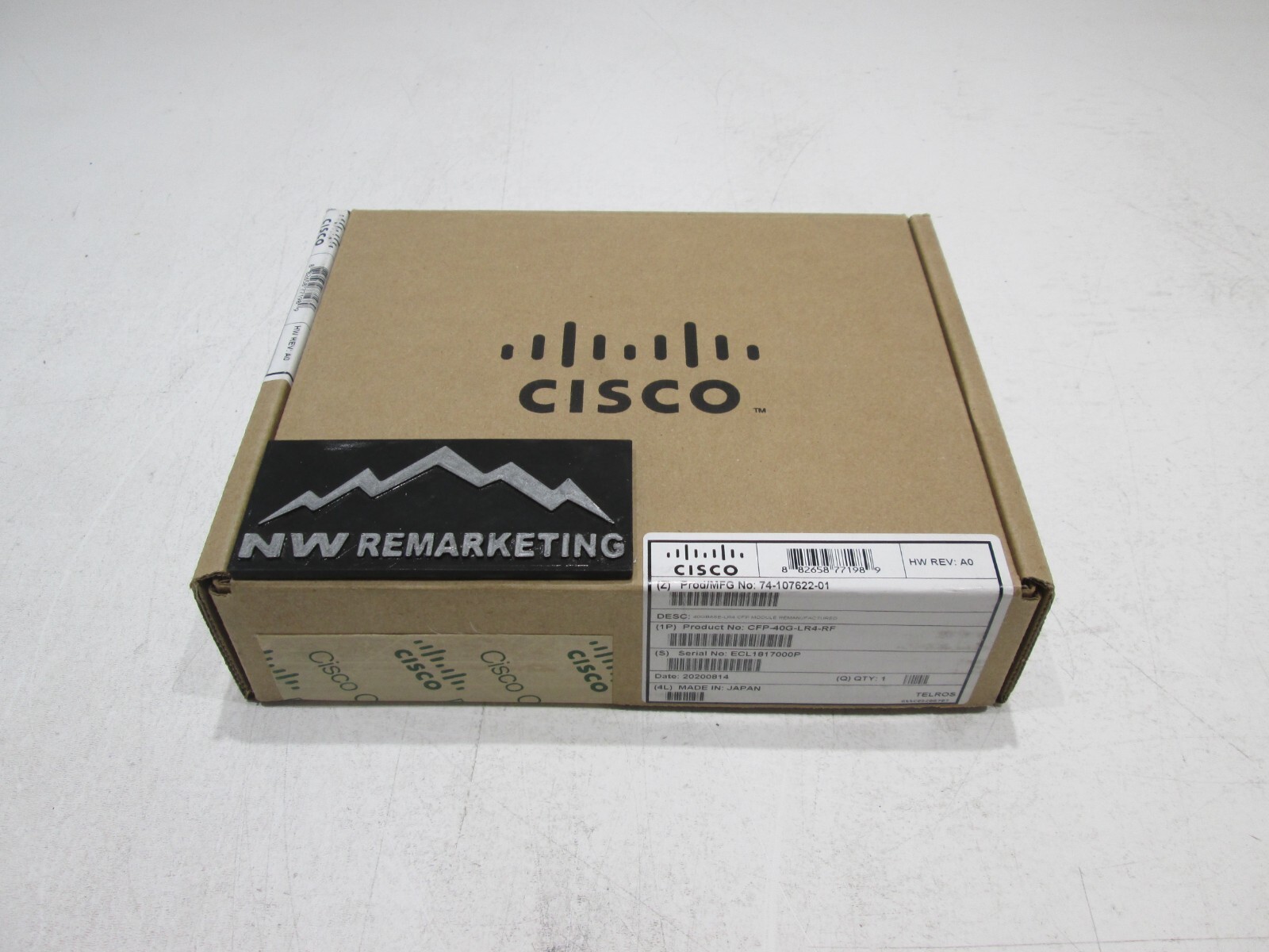 Cisco Refresh CFP-40G-LR4 40GBASE-LR4 CFP 10km SM 40G Optical Transceiver Module