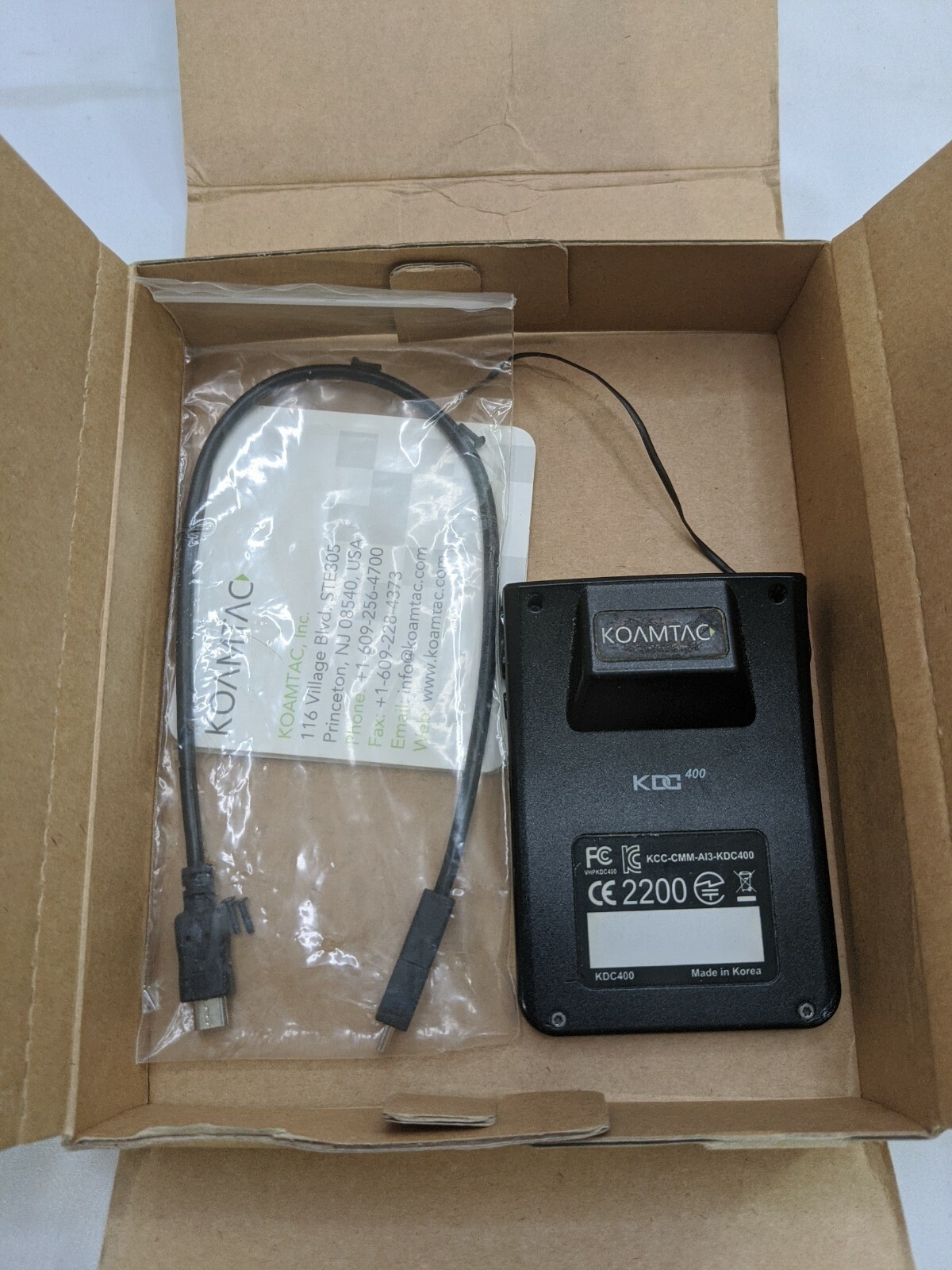 KOAMTAC KDC400 Barcode Scanner **No Case**