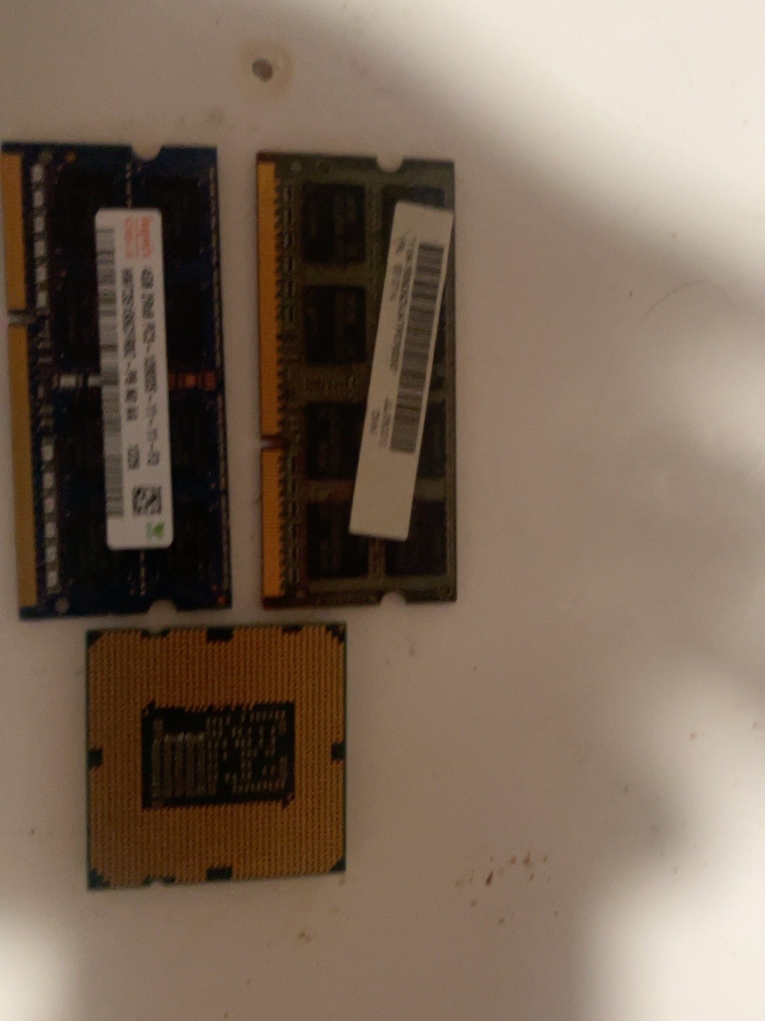 Intel Core i5 CPU + 8GB DDR3 Laptop RAM (2x4GB) Computer Parts Lot