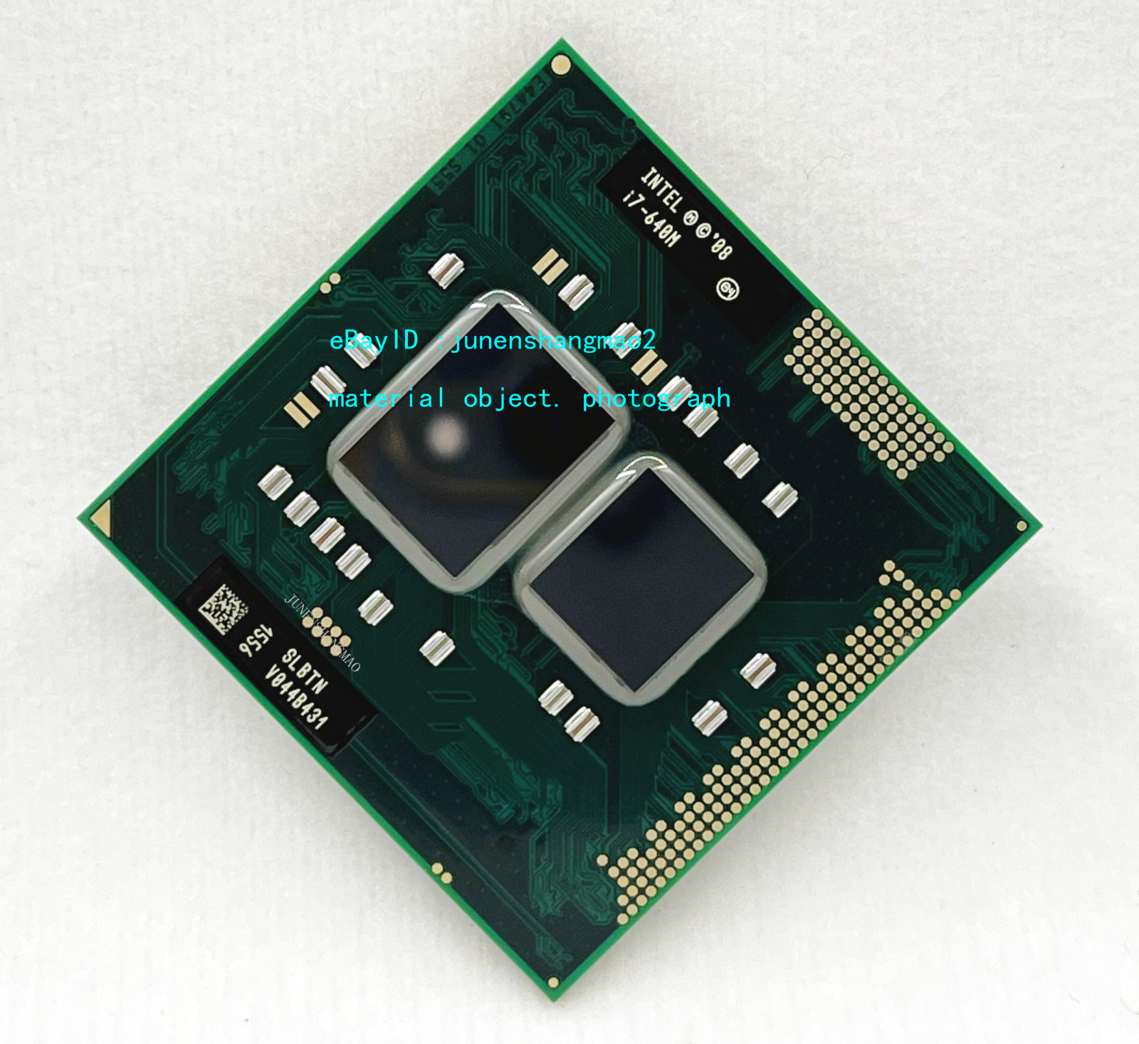 Intel Core i7 640M 2.8-3.46GHz 4M Dual-Core (SLBTN) PGA988 Notebook Processor