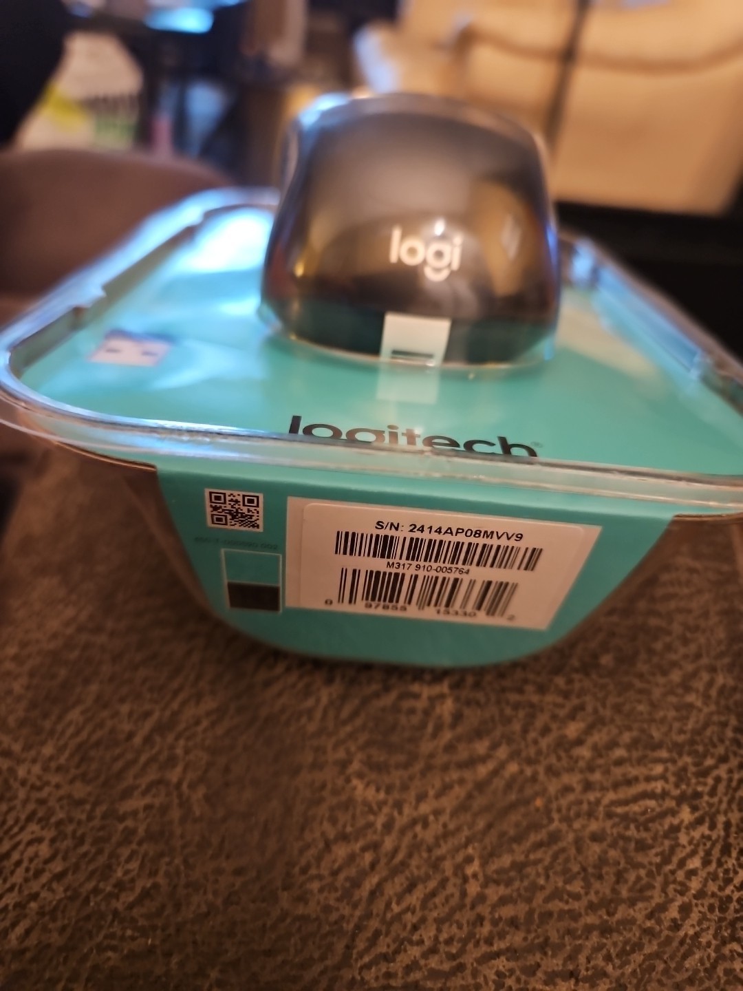 Logitech Design Collection Limited Edition Wireless Mouse - Blue Aurora...