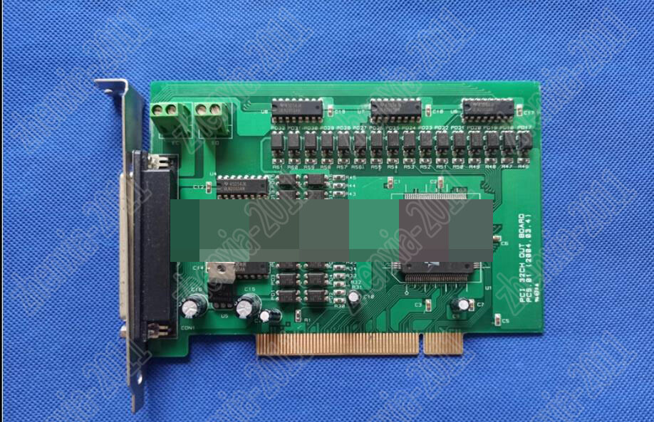 1PC Used PCI 32CH OUT BOARD PCS.01 by DHL/Fedex shipping