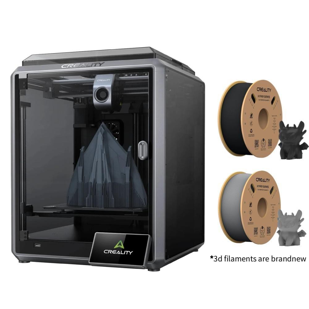 Used Creality K1 3D Printer 600 mm/s High Speed Auto Leveling + 2KG Hyper PLA