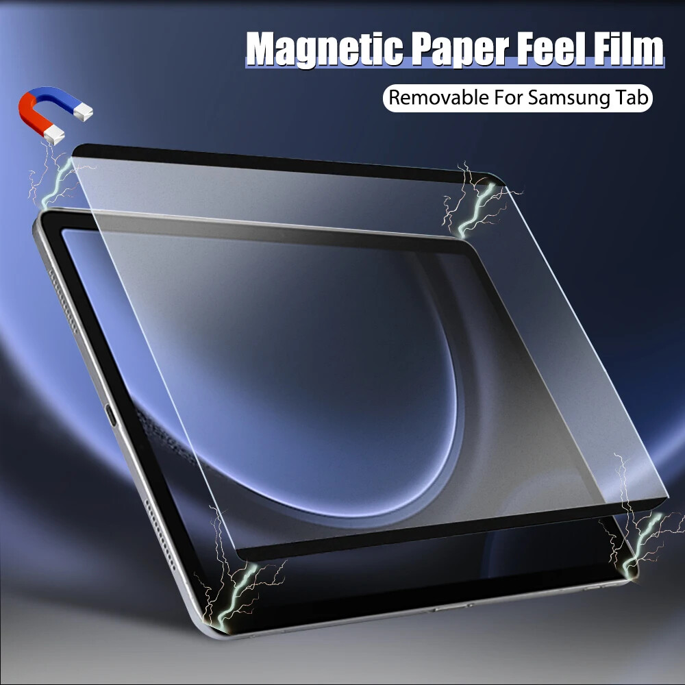 Magnetic Matte Paper Film Screen Protector For Sumsung Galaxy Tab S10+ S10 Ultra