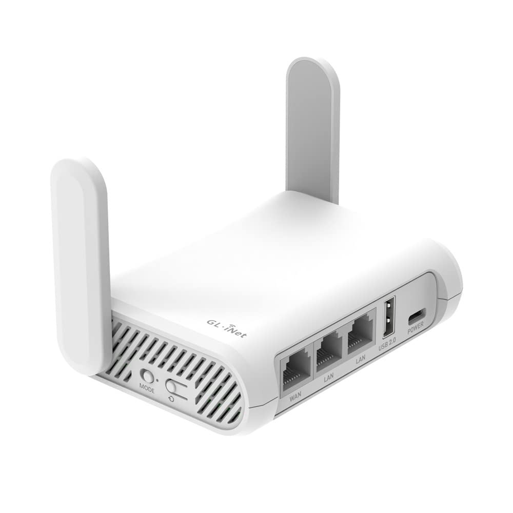GL.iNet GLSFT1200 Opal Travel Router, AC1200 DualBand WiFi