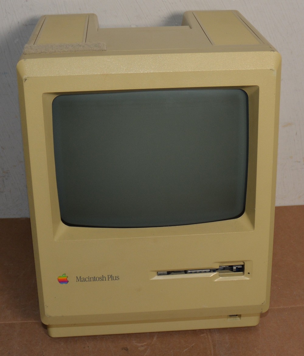 Apple Macintosh Plus 1MB AS-IS M0001A Vintage Computer No Floppy