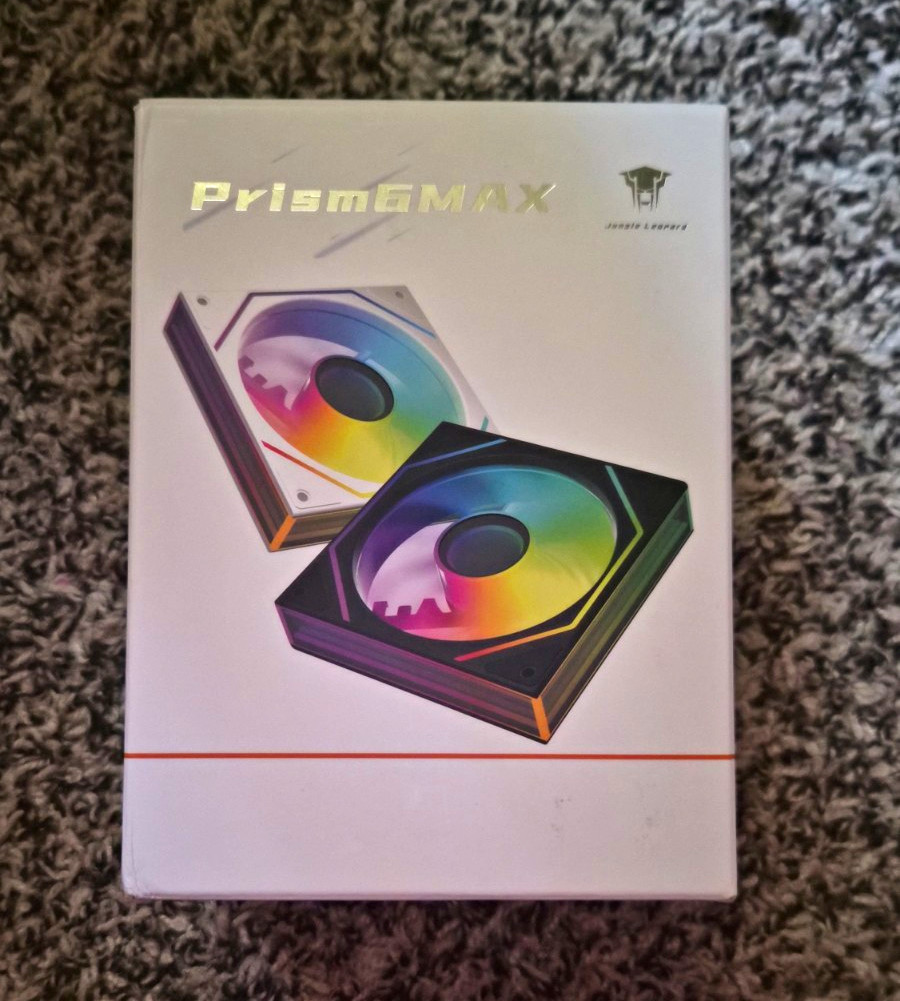 Jungle Leopard Prism 6 MAX 120mm White Reverse ARGB Case Fans 3-Pack 4-Pin