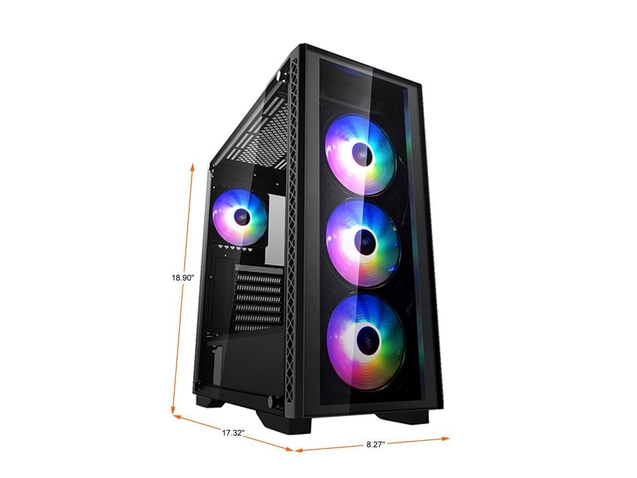 Gaming PC Desktop Radeon RX 6800XT AMD Ryzen 32GB RAM 1TB SSD RGB Windows 11 PC