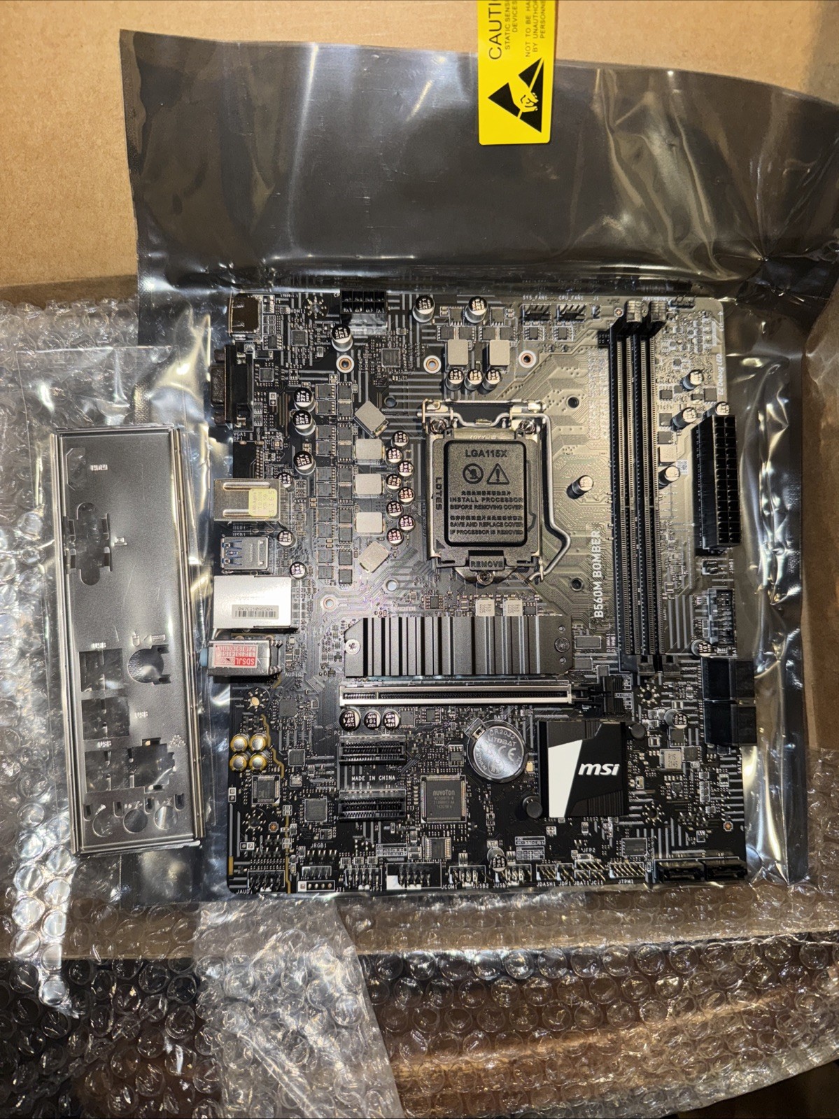 MSI B560m-Bomber LGA 1200 Intel B560 M-ATX Intel Motherboard