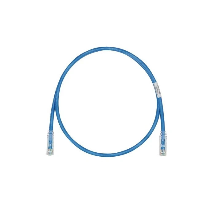 4 ft Panduit UTP28X4BU 28 AWG Copper Cat 6A UTP Patch Cord Blue