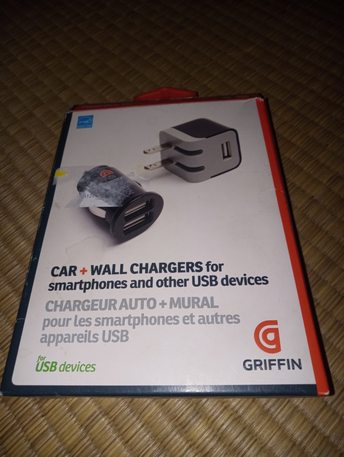 Griffin PowerDuo 2 pack Car+Wall charger for smartphones/other USB devices