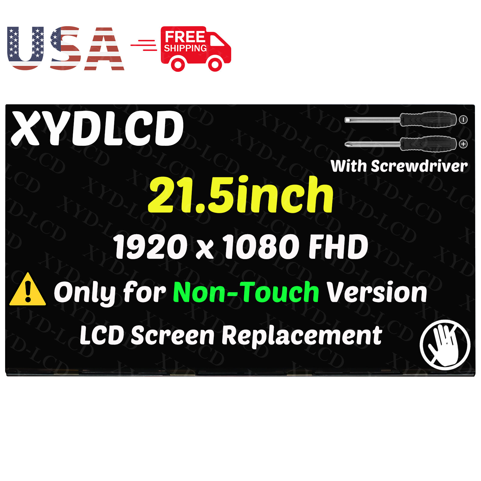 for HP 22-D 22-DF0013W All-in-One AIO 22" Borderless FHD Replacement LCD Screen