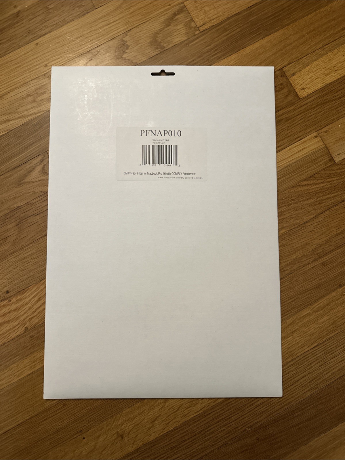 3M Notebook Privacy Filter Apple MacBook Pro 16 2019 PFNAP010 NEW SEALED