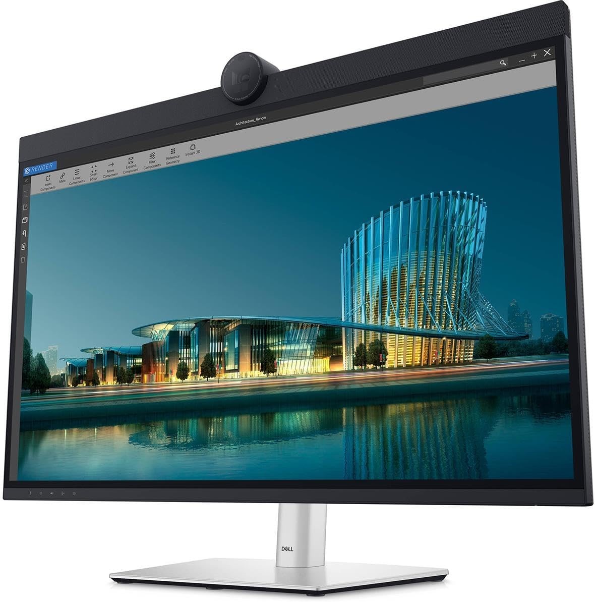 Black - Dell UltraSharp U3224KB 31.5" Webcam 6K LED Monitor