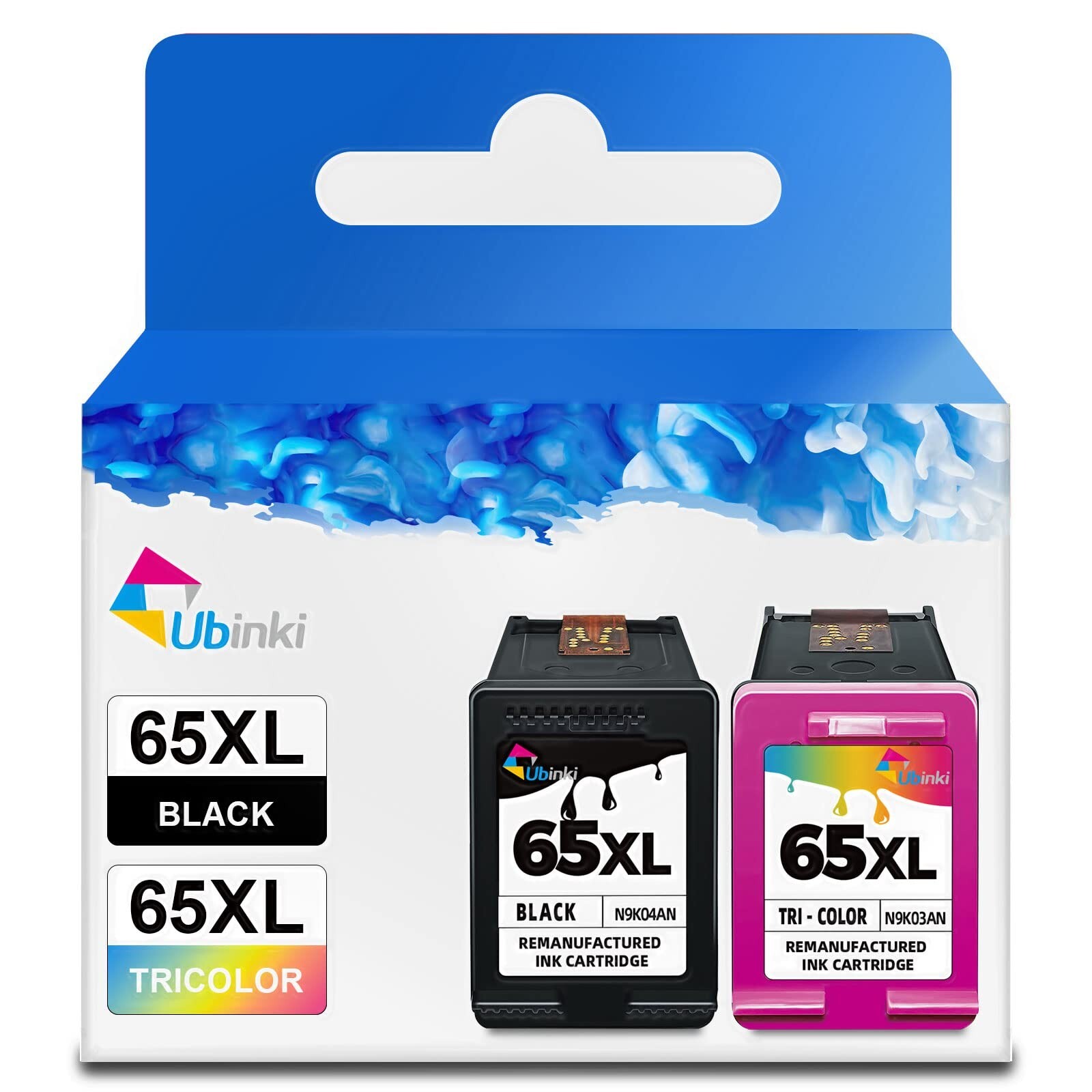 65XL Ink Cartridge Black Color Combo Pack Replacement for HP 65 HP65 XL HP65X...
