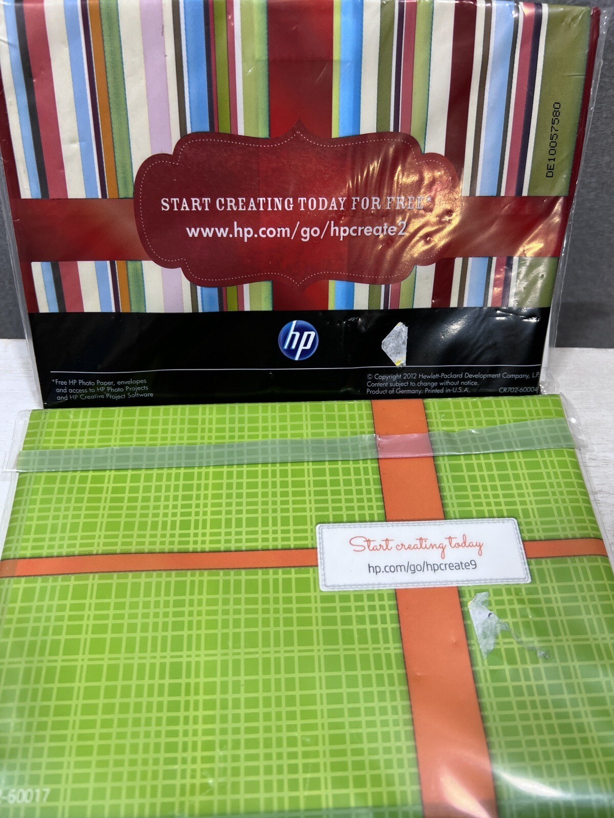 Lot of 2 HP Glossy Photo Paper Sheets + Envelopes Christmas Card Ready DIY Pack
