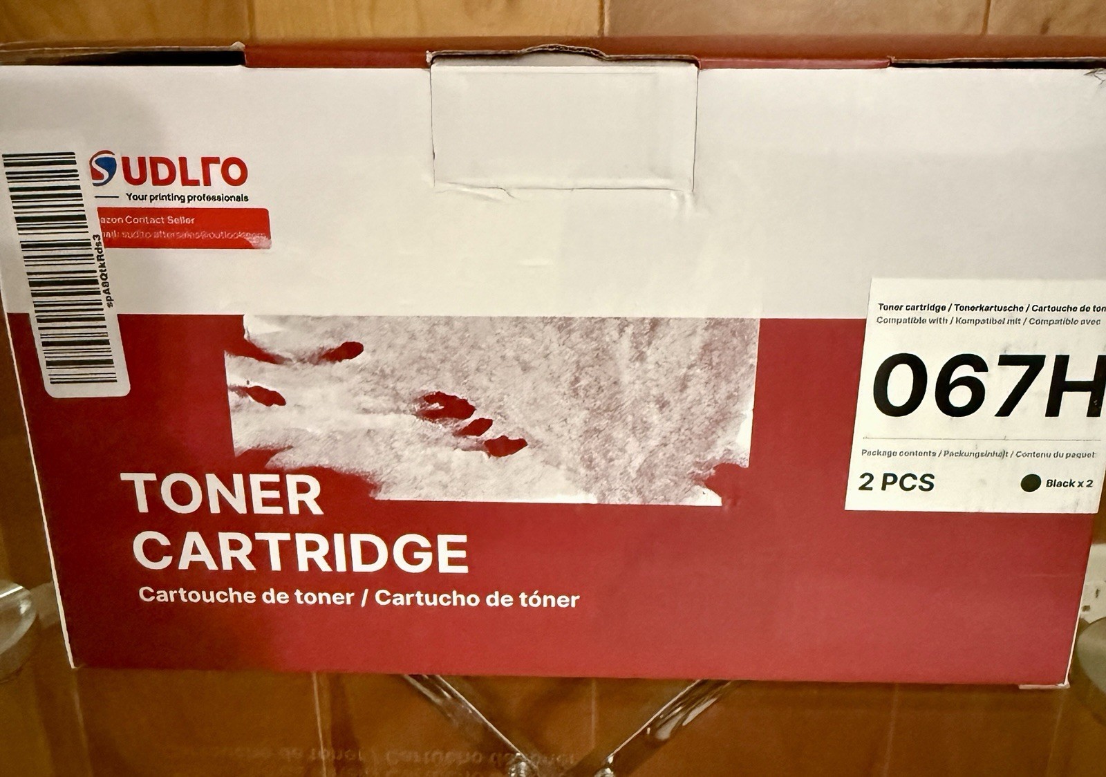 SUDLTO 067H Compatible High Yield Black Toner 2-Pack for Canon Laser