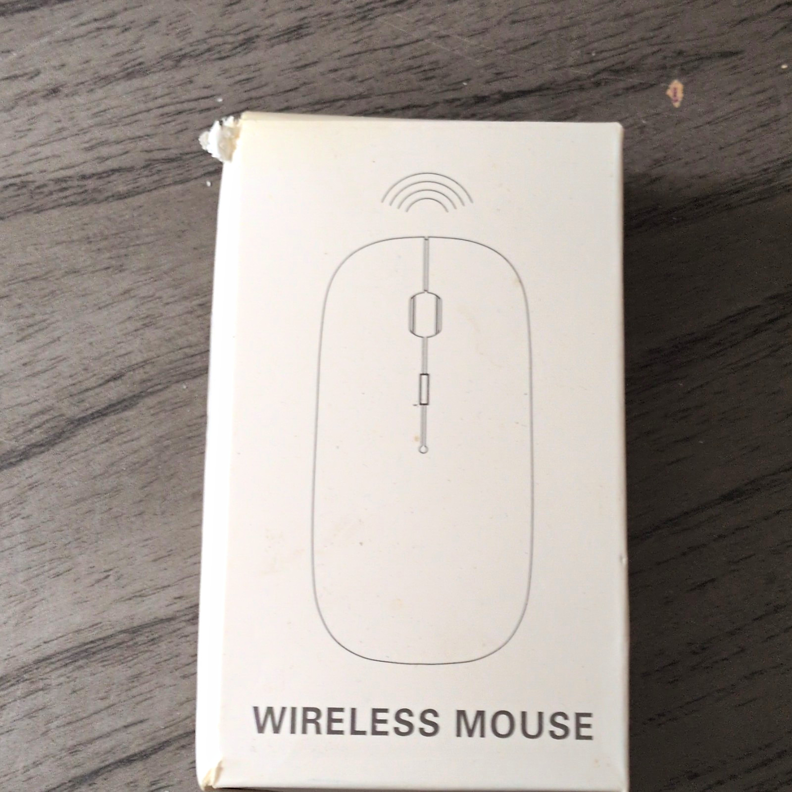 Bluetooth Wireless Optical Mouse Rechargeable 2400 DPI 3-Button Black