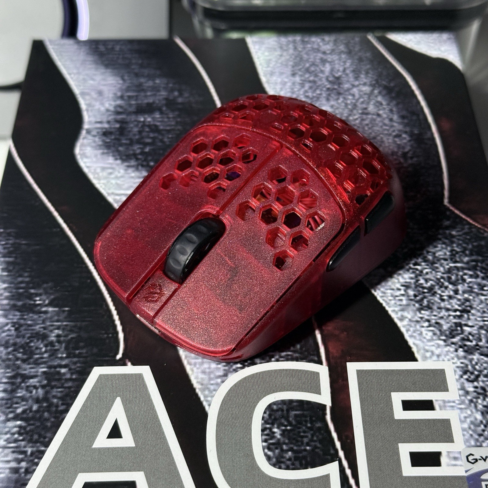G-Wolves HSK Pro Ace Wireless Mouse with Original Packaging and Accessories