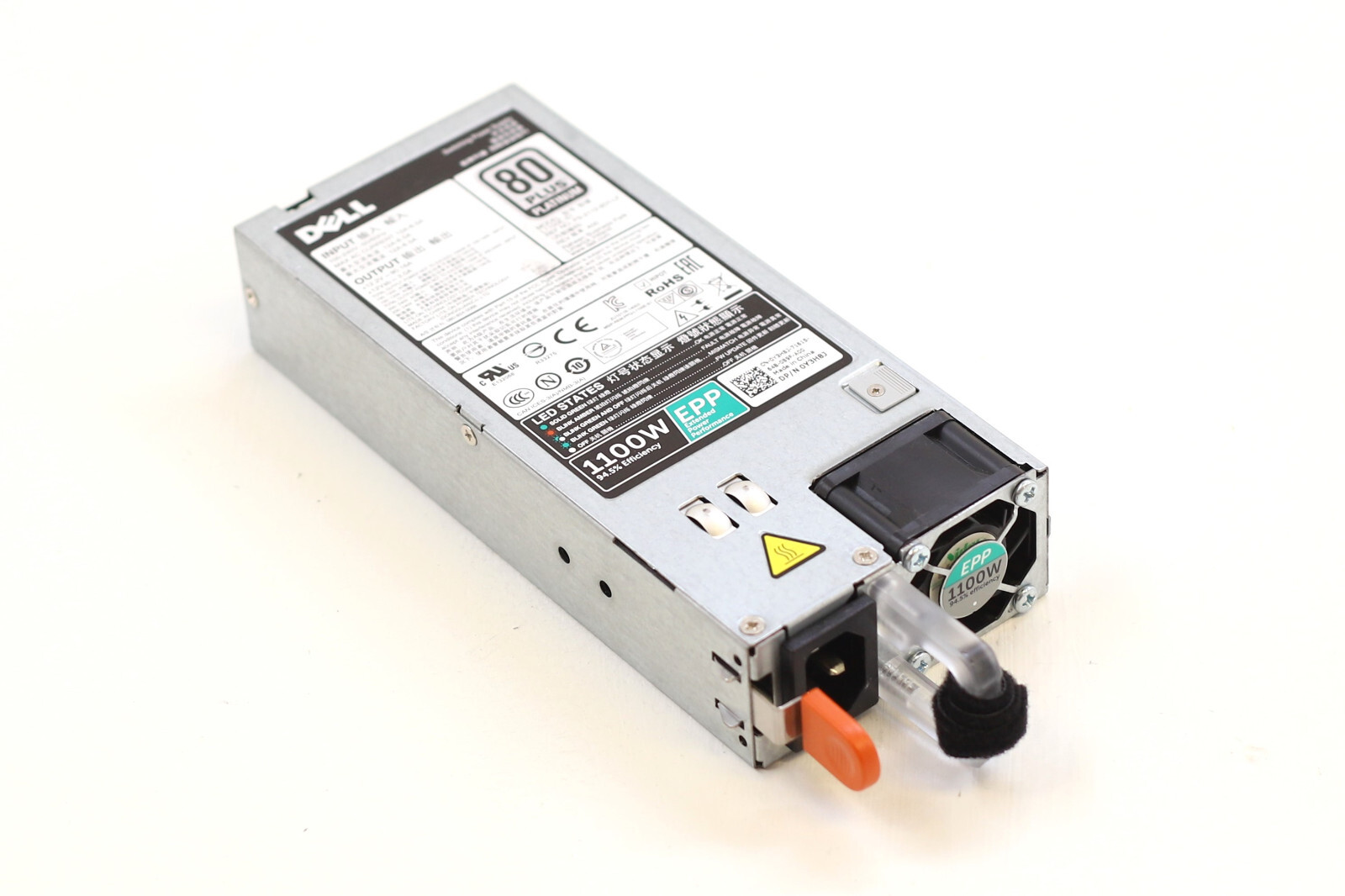 Dell L1100E-S1 1100W Server Power Supply For PowerEdge R920/R820 P/N: 0Y3H8J