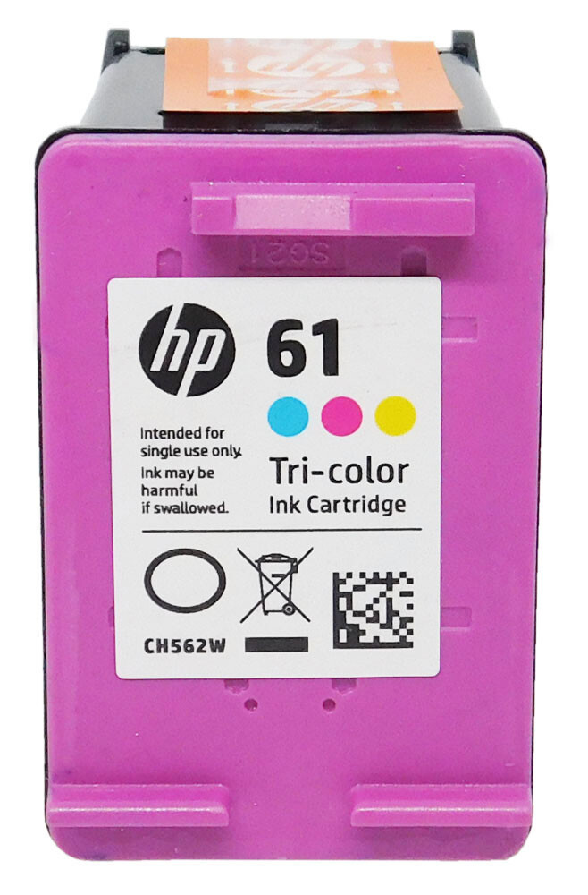 New HP 61 Color Ink Cartridge CH562WN Genuine