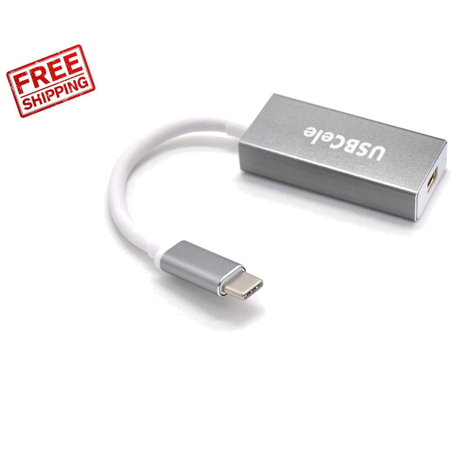Compact USB-C to Mini Display Port Adapter for 4K Video on MacBook Pro and More