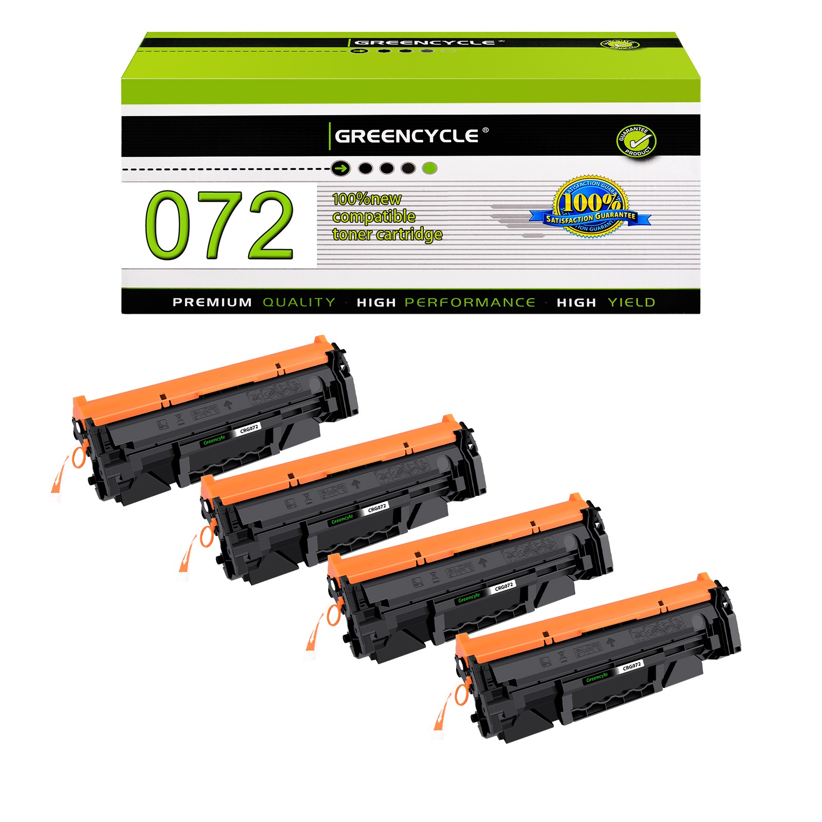4PK CRG072 Toner Cartridge Compatible Canon CRG072 MF280 LBP172dw MF287dw LBP170