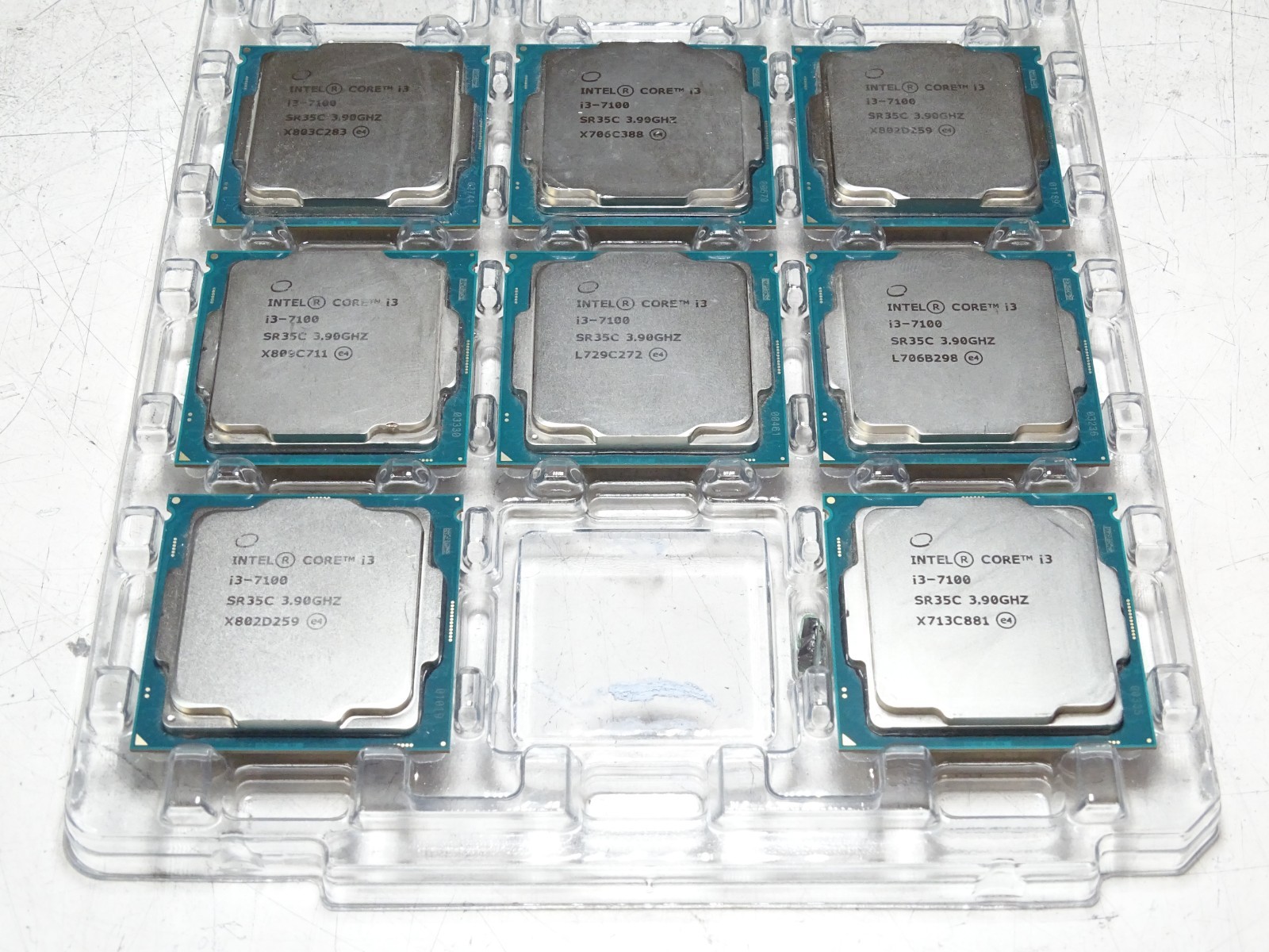 Intel Core i3-7100 3.9GHz 3MB LGA1151 CPU Processor SR35C Lot of 8