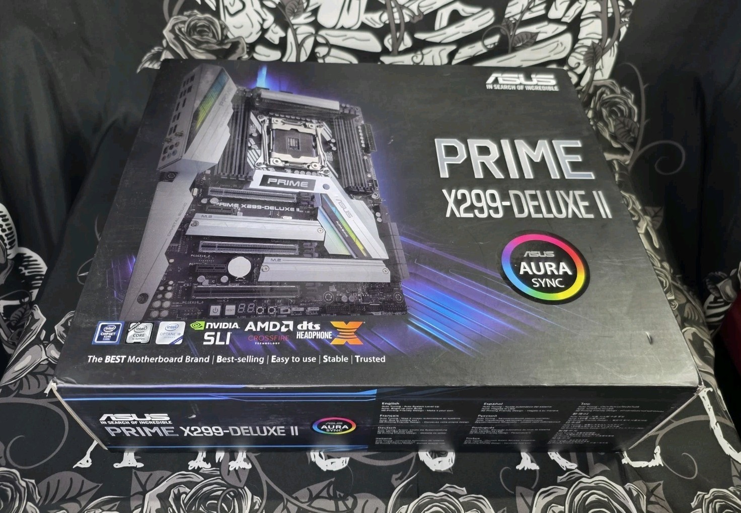 ASUS Prime X299-Deluxe II Motherboard With Intel I7 9800X CPU 8 Core LGA2066 ATX