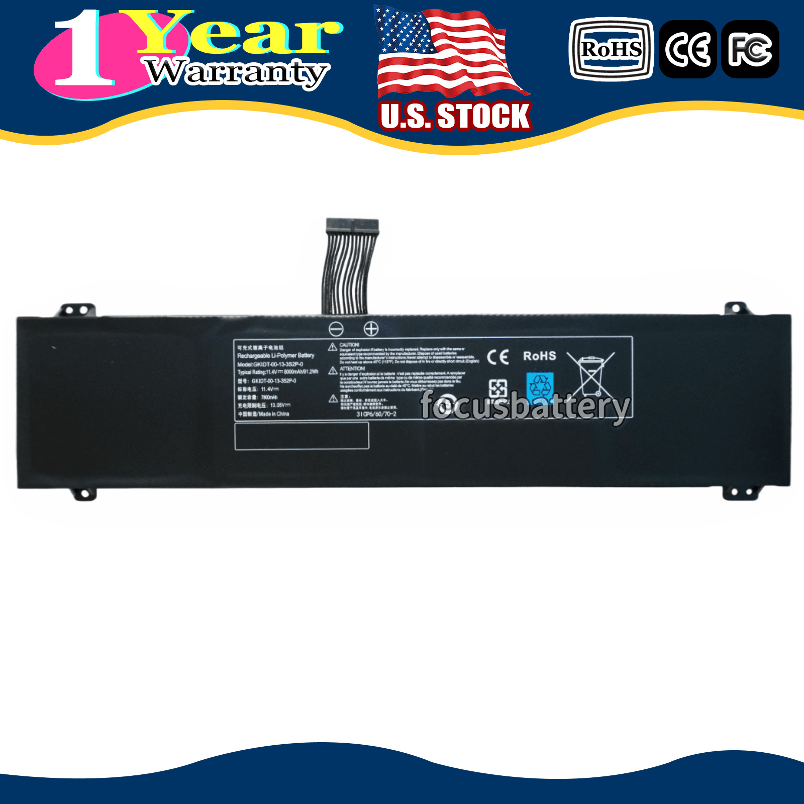 Genuine GKIDT-00-13-3S2P-0 Battery For MECHREVO XPG XENIA 15 GKIDT-03-17-3S2P-0