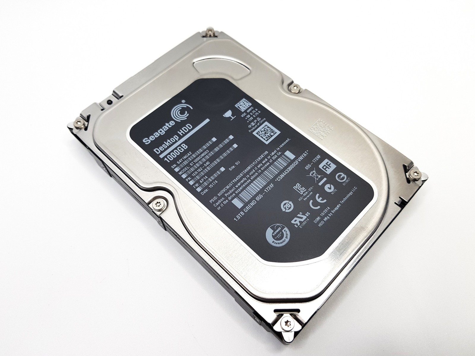 Apple Seagate 3.5" 1TB 7200RPM SATA 6Gbps 64MB Internal Hard Drive ST1000DM003
