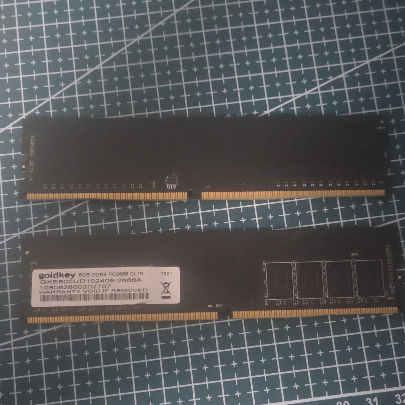Goldkey DDR4 DIMM 8GB PC2666 CL19 RAM Module Goldkey PC2666 288-Pin