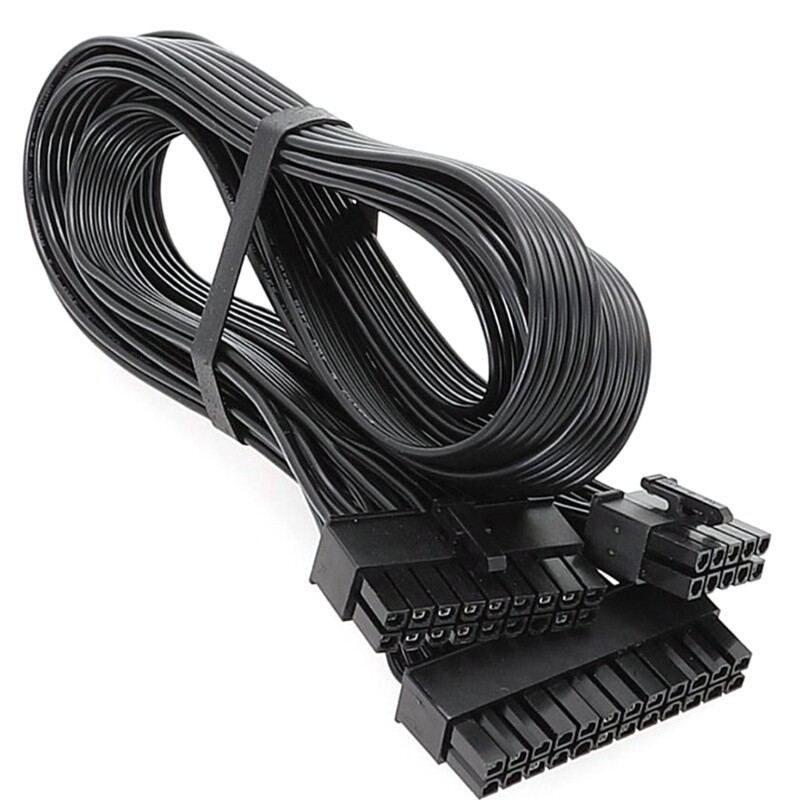 Durable 60cm Black Flat Cable for G+ G2 G3 P2 T2 GS Series Modular Power