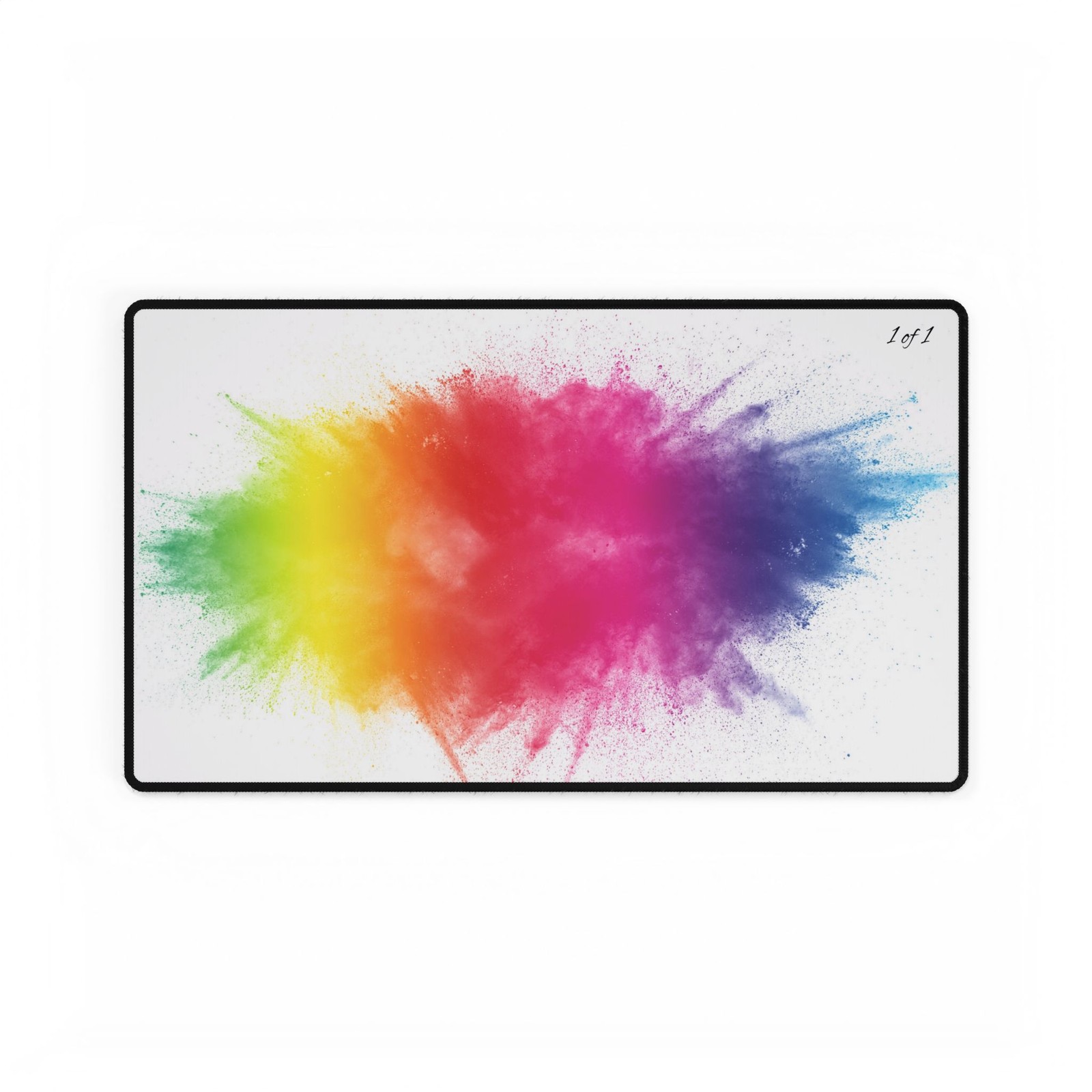 Color Blast Sports Card Break Mat | Collector Desk Pad for Card Breaks "1 of 1"
