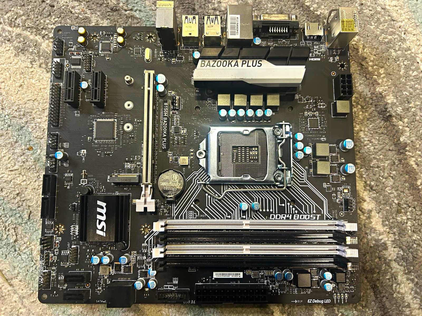 MSI B150M BAZOOKA PLUS MicroATX LGA1151 DDR4 4 Slot HDMI DVI USB 3.0
