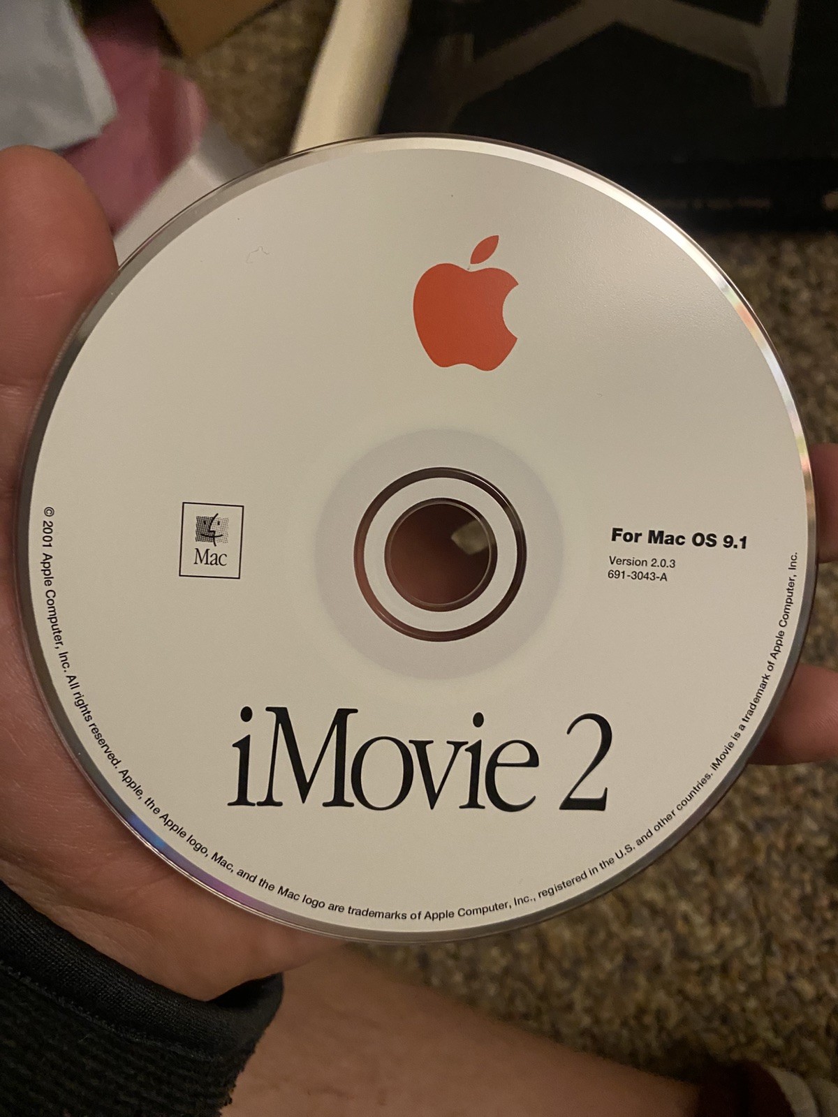 iMovie 2 For Mac OS 9.1 Version 2.0.3. 2001. Apple. 691-3043-A