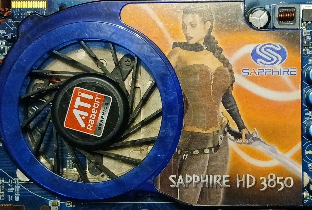 RARE Sapphire AMD ATI Radeon HD 3850 512MB GDDR3 PCI-E Retro Gaming GPU 