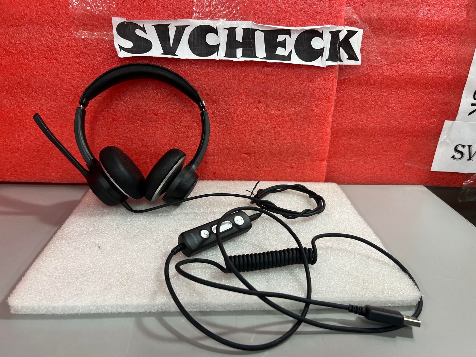 MPOW BH328A Wired Headset with Volume Control Dongle